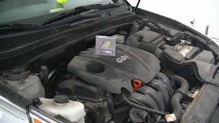 Hyundai mechanic shows you how to replace spark plugs on a 2006-2019 Sonata and 2013-2018 Santa Fe