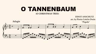 O Tannenbaum (O Christmas Tree) arr. by Piqado Solo Piano Sheet Music Christmas Classic