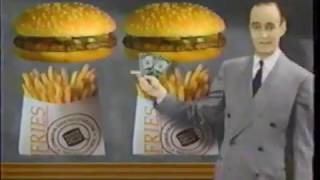 Burger King Commercial  - 2 Burgers 2 Fries for 2 Bucks (1991)