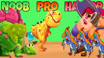 Dino Bash 🦖🔥 – Noob vs Pro vs Hacker Final Stand!