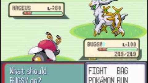 Pokemon Ruby Hacking - Arceus and Mount Coronet