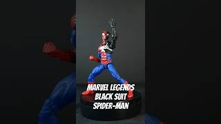 Marvel Legends Black Suit Spider-Man Short Review #Spiderman #marvellegends #hasbro #marvelcollector @Super_Mariozilla
