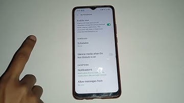 how to on do not disturb in oppo A9 2020, oppo A9 2020 do not disturb setting