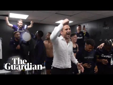 'Stop crying, Frank Lampard': Derby County mock Leeds song in victory celebrations