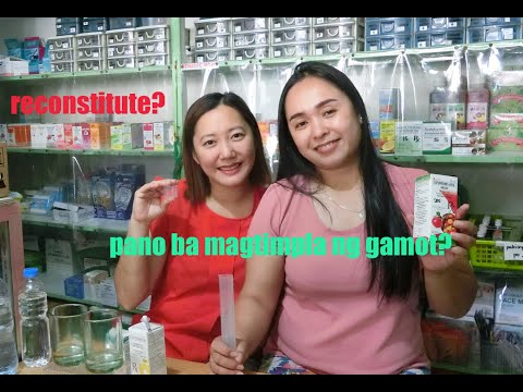 TAMANG PAGTIMPLA NG GAMOT O RECONSTITUTION