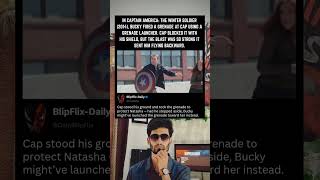 Cap Blocks Bucky’s Grenade but Still Gets Blown Away 💥 | The Winter Soldier
