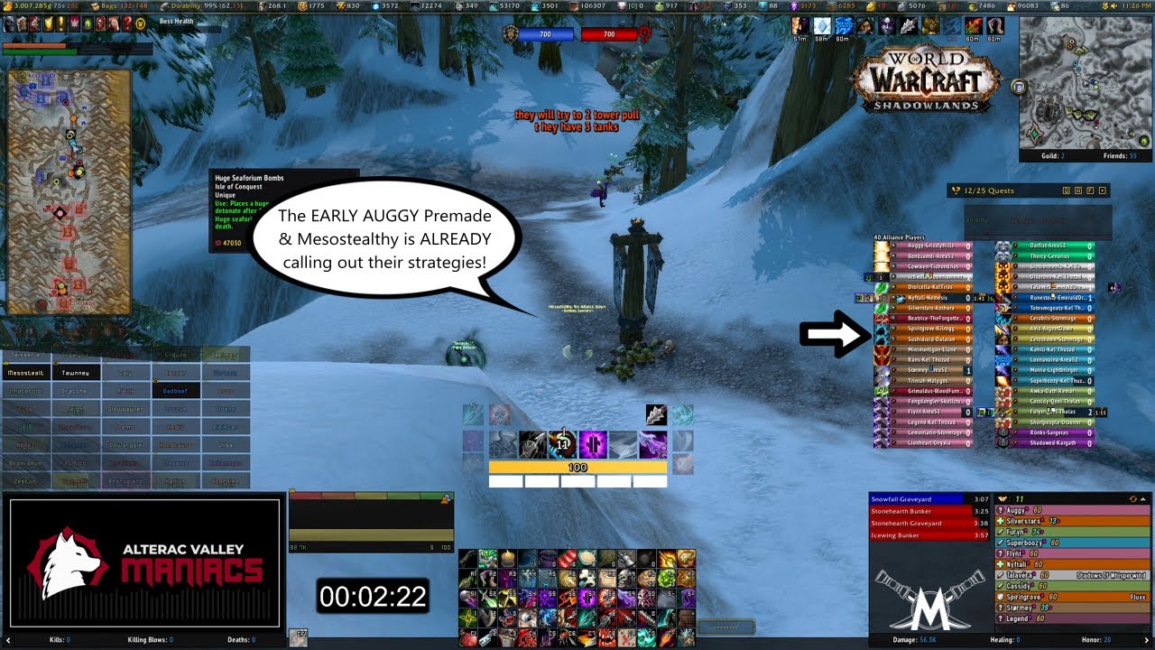 Mesostealthy already calling out the AUGGY premade's strategy in the Shadowlands! | AV # 563