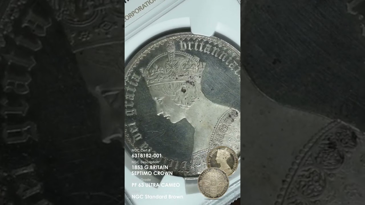 レアリティー度R3》【ゴチッククラウン銀貨】セプティモエッジPF63+UC - YouTube