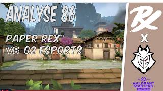 ANALYSE 86 -  PRX vs G2 - MASTER SANTIAGO playoff - map 1