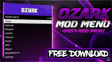 OZARK GTA V MOD MENU - BEST GTA V MOD MENU - OZARK MOD MENU SHOWCASE