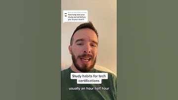 Certification study habits! #aws #cloud #amazonwebservices