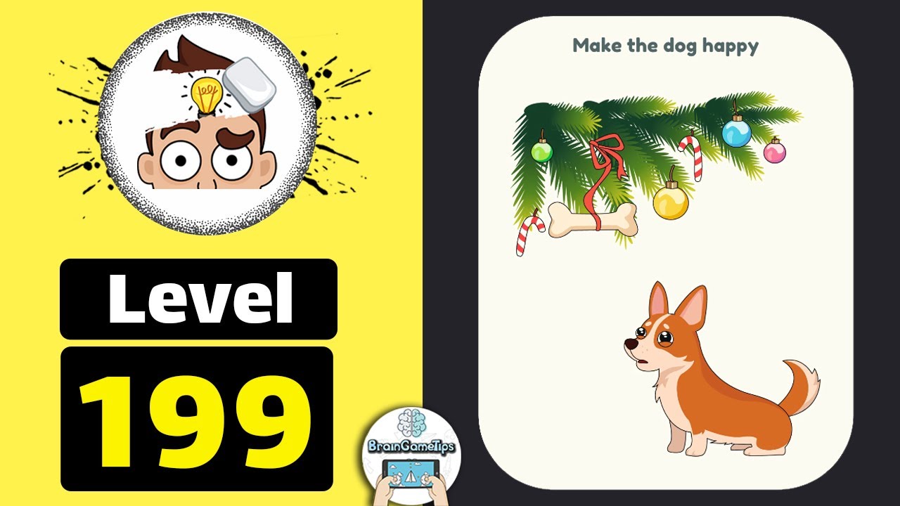 DOP 2: Delete One Part - Level 199 Make The Dog Happy Answer