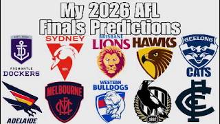 My 2026 AFL Finals Predictions