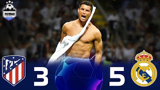 اصعب لحظه لرونالدو في دوري الابطال مع ريال مدريد✨◄ ريال مدريد 53 اتليتكو مدريد ❯ [2016] 'FHD'