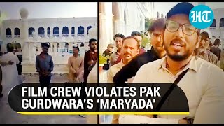 Download Lagu 'Sacrilege' in Pak's Panja Sahib Gurdwara; Sikhs fume as film crew shoots inside with shoes on MP3