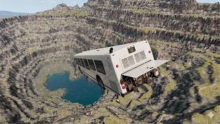 Leap of Death Car Jumps & Falls into Water - BeamNG Drive #21 screenshot 2