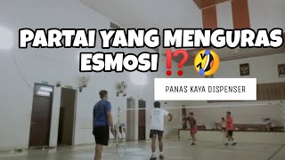 WOOOOW FUN GAME ‼️ NGERJAIN LAWAN BIKIN NGAKAK 😂 #viral #badminton #funnyvideo