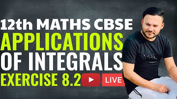 Application Of Integrals L-2 | Class 12 || Ex 8.2  Q1 TO Q6 || Term 2 | NCERT CBSE 2022 |