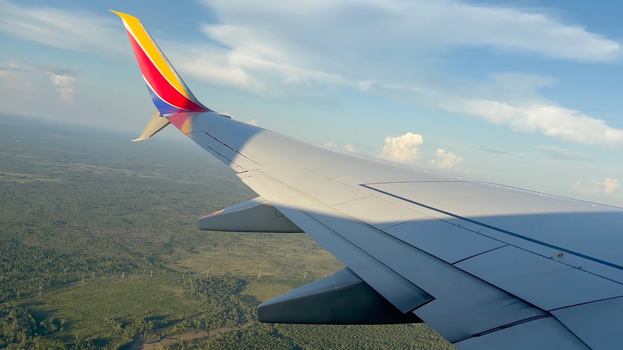 (4K) - Evening Panama City Takeoff - Southwest Airlines - Boeing 737-7BD - N7746C