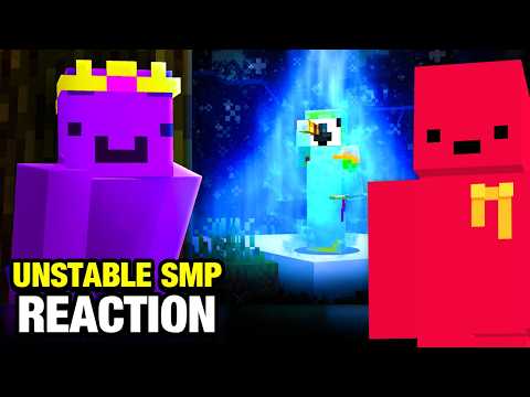 Wolfeei Reacts to Wemmbu VS Parrot & Theo (Unstable SMP)