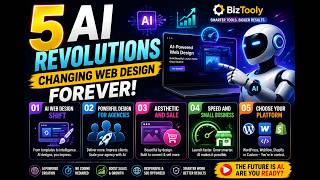 5 AI Revolutions Changing Web Design Forever! 🚀 | Build Faster, Sell More & Grow