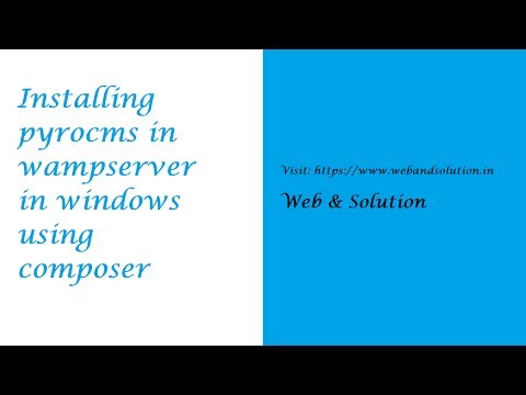 Pyrocms v3.3 installation in windows Part - 2