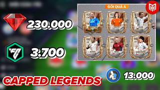 230.000 Đá Quý Và 3.700 FC Truy Tìm Huyền Thoại Capped Legends Trong FC MOBILE VN screenshot 1
