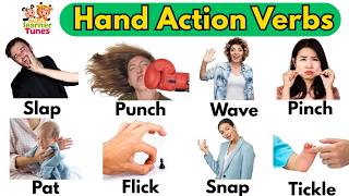 Hand Action Verbs in English | Hand Action Verbs | Daily Use Vocabulary