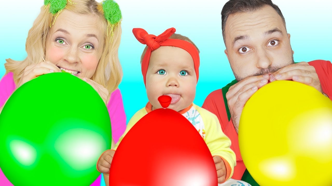 풍선 노래 | 동요 | Vasilisa & Family Korean