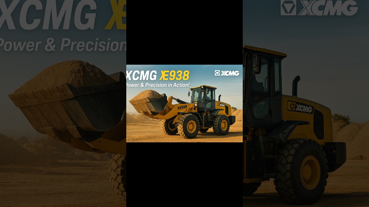 XCMG XC938 Wheel Loader – Powerful 3-Ton Performance | Heavy Machinery Action 2025 