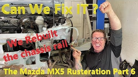 Can we Fix the Rustiest Mazda MX5 Ever Part 6, Front Chassis section.