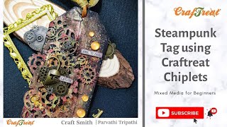 Steampunk Tag | Mixed Media Tag | Craftreat