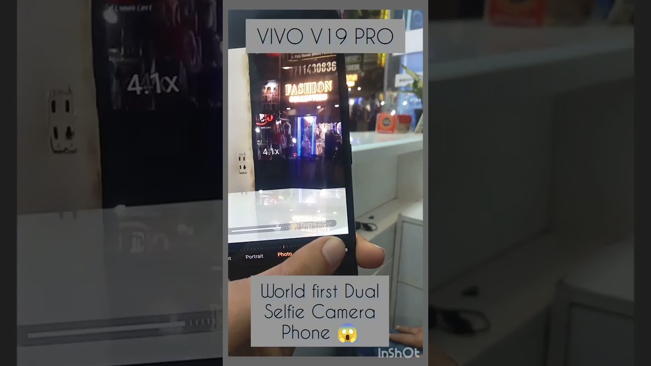 Vivo V19 Pro World First dual selfie Camera 