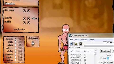 Cheating On Swords And Sandals 2 WITH Cheat Engine 5.5