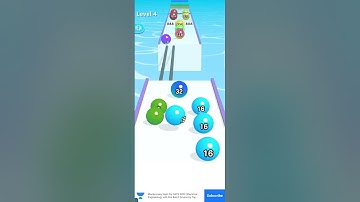 Ball Run 2048 all levels gameplay walkthrough android, ios