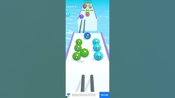 Ball Run 2048 all levels gameplay walkthrough android, ios