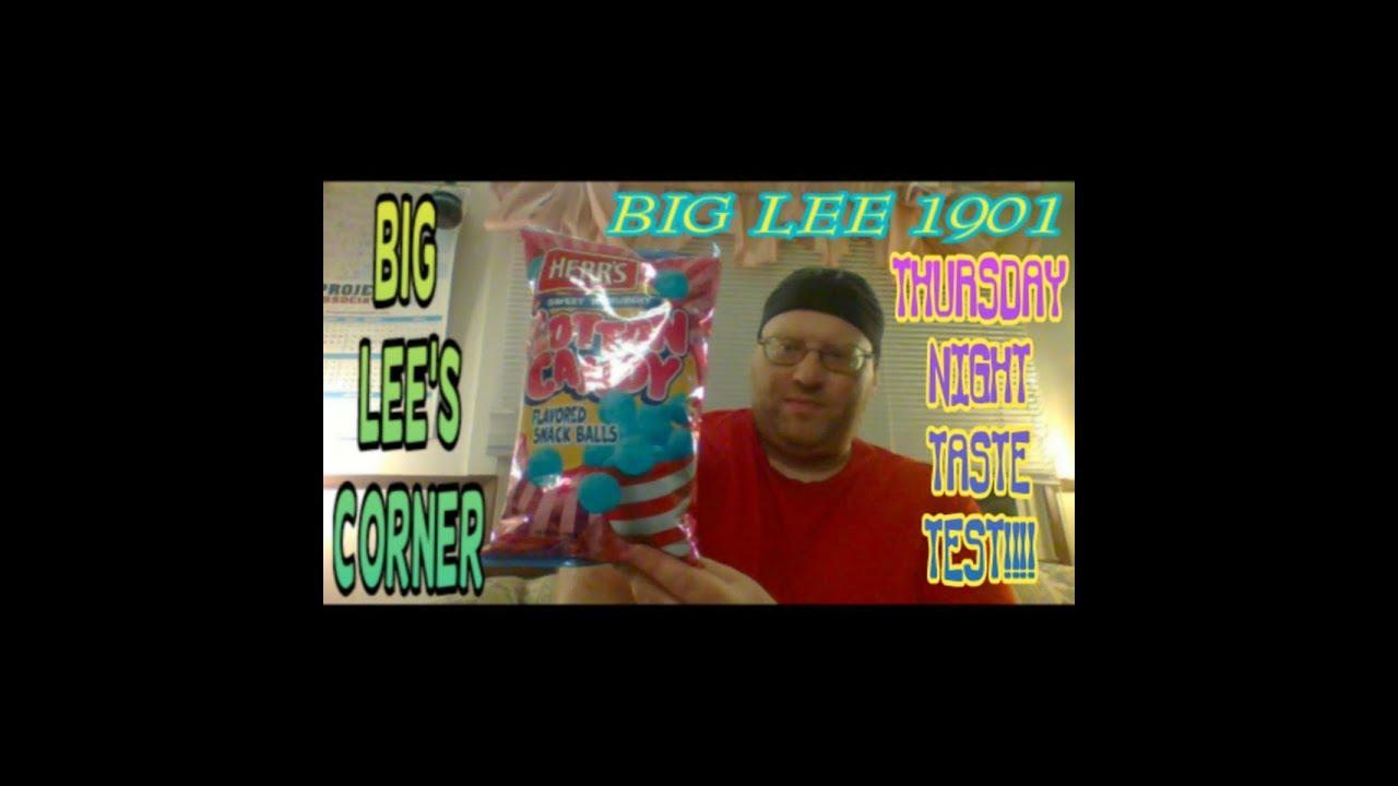 BLC Tuesday Night TasteTest HERR'S Cotton Candy Flavored Snack Balls YouTube