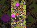 Super wizard blimp attack th14 #shorts #coc #short