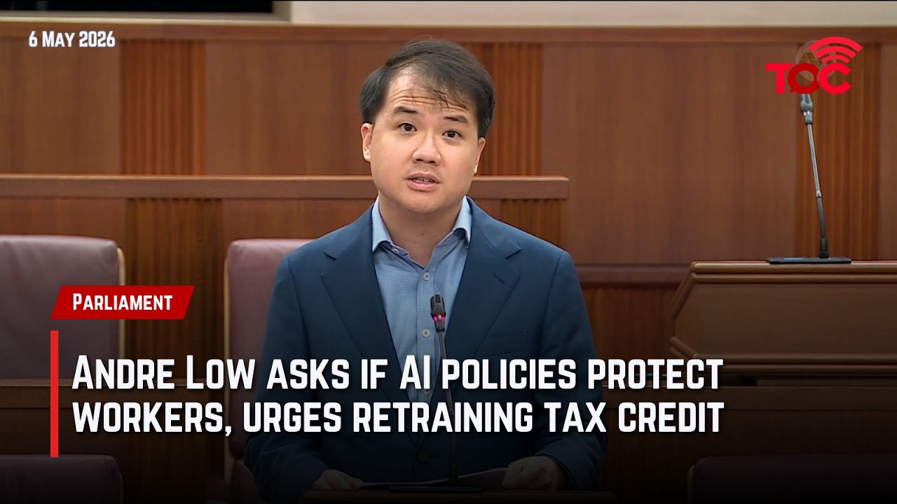 Andre Low asks if AI policies protect workers, urges retraining tax ...