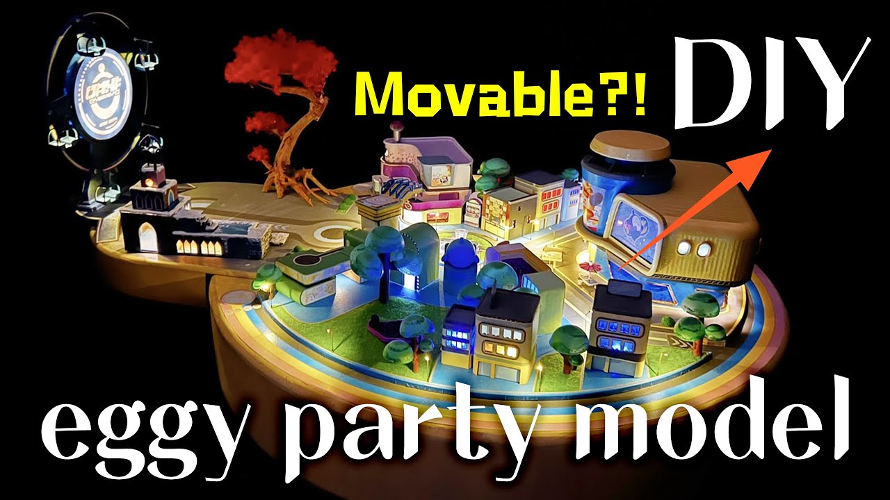 200 hours!!! I recreated the moving Eggy Island~【tianliang】