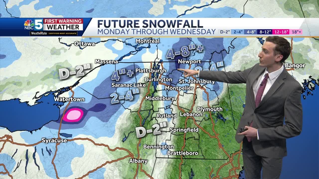 Video: Few inches of mountain snow this week (01-12-25) - YouTube