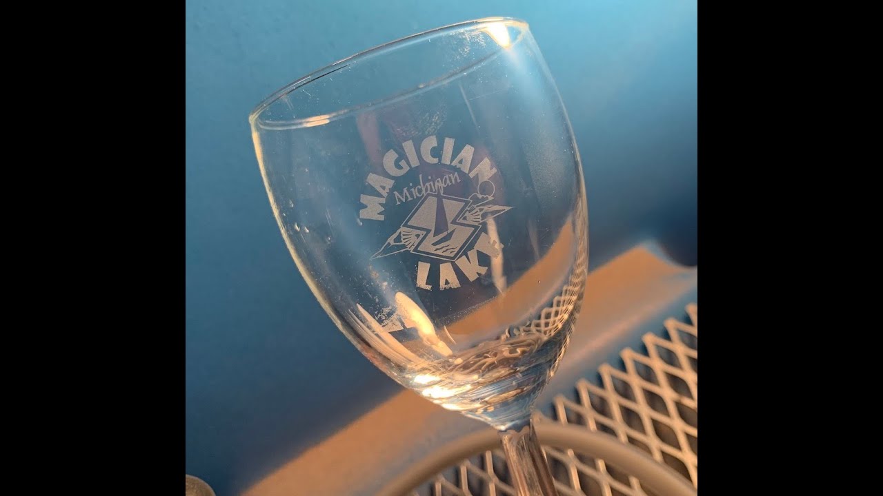 E100P Tabletop Sandblaster Etching Glass & Metal Plate