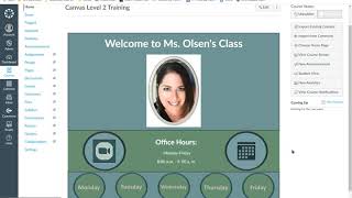 Canvas - Adding Links and Using the Content Selector Tool Part I