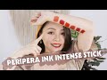 Lần Đầu Thử Son Peripera ❤️ Full Swatch & Review Peripera Ink Intense Stick ❤️ TrinhPham