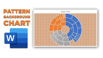 How to add pattern background to chart in word