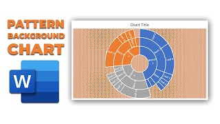 How to add pattern background to chart in word