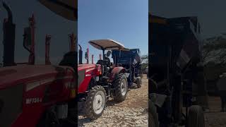 Trator Yto Mf 754-8 E Recolhemax Pinhalense Potência E Eficiência No Campo