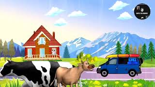 Stampede In City Animals Stampede Animal Video Nick