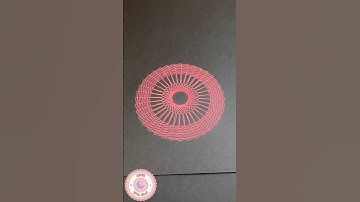 Red❗Spirography Magic! 🌀♥️ #spirograph #asmr #satisfying #shorts #relaxing #art #usa