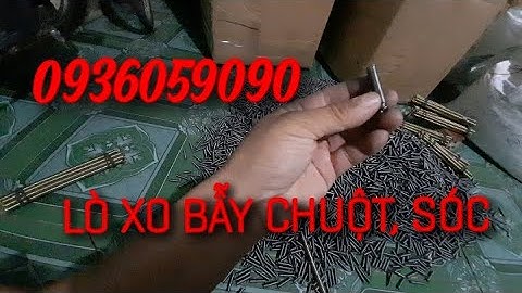 Bán lò xo làm bẫy chuột, bẫy sóc 0936059090